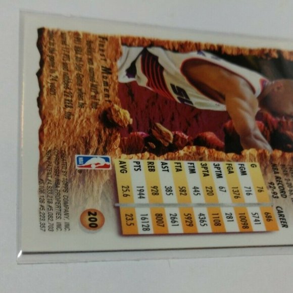 Topps Finest Refractor #200 Charles Barkley Hall of Fame Grade Quality SFH - Picture 7 of 14